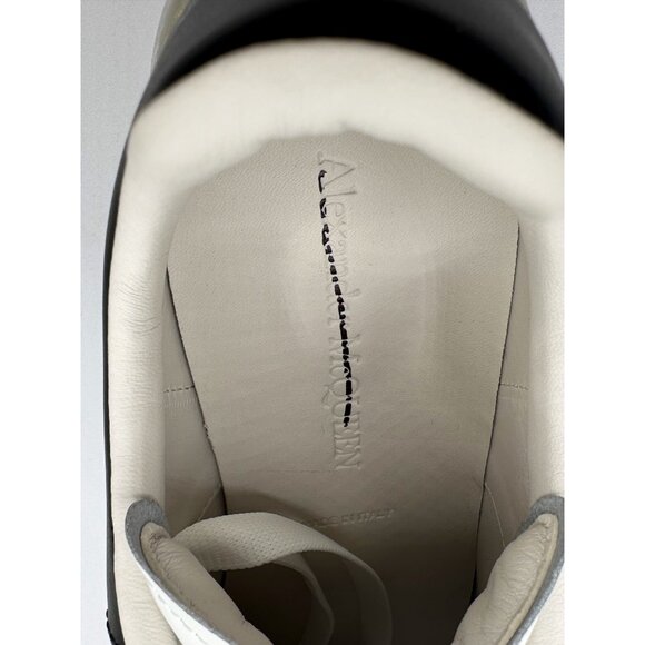 Alexander McQueen Men\'s Oversized Transparent Sole Sneaker in White/black main image 7